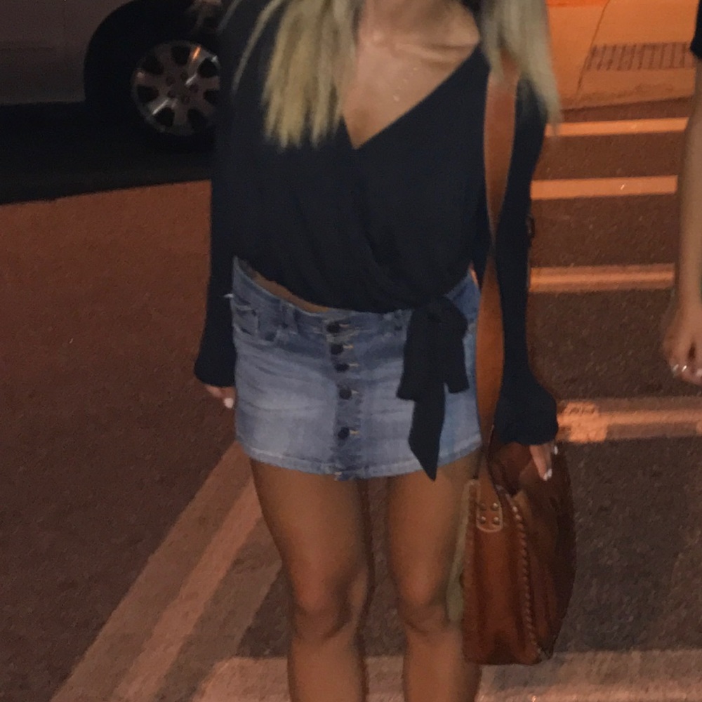 Denim Skort